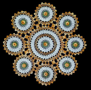 Rambler Rose Doily Pattern