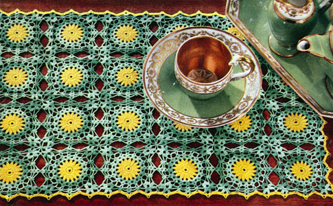 More Flowers Luncheon Mat Pattern
