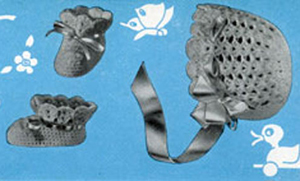 Crocheted Booties and Cap II