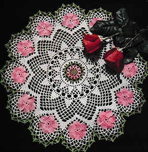 Wild Rose Doily Pattern
