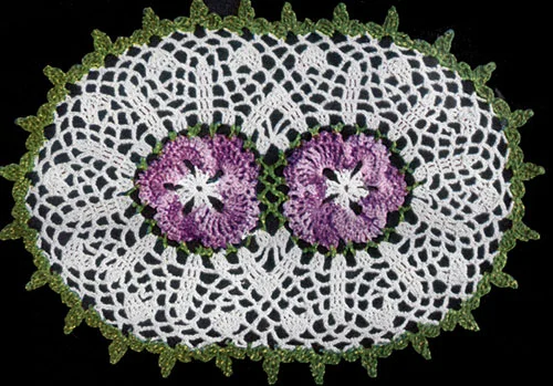 Double Pansy Doily Pattern