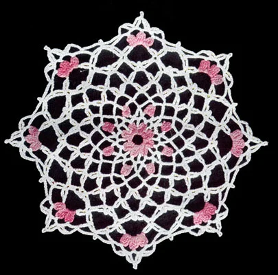Pink Petal Doily Pattern