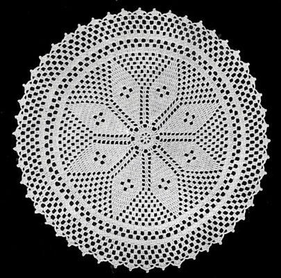 Star Center Doily Pattern