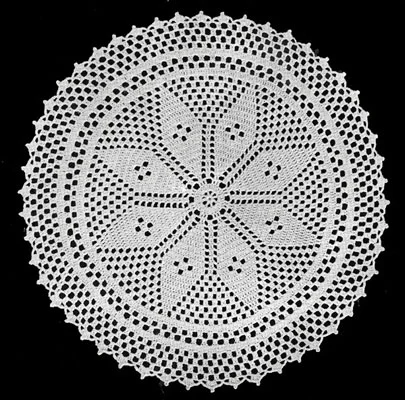 Star Center Doily Pattern