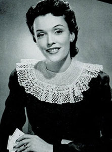 Crocheted Collar Pattern #1514