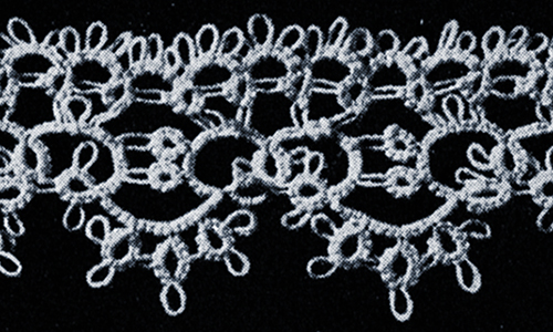 Tatted Wedding Cake Lace Edging #1838