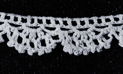 Ruffle Edging Pattern #1848