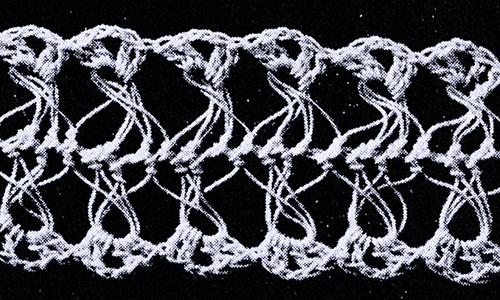Hairpin Lace Edging Pattern #1853