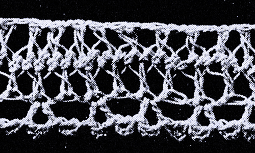 Hairpin Lace Edging Pattern #1854