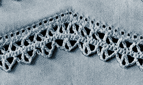 Trousseau Edging Pattern #1860