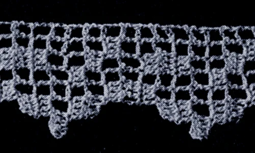 Filet Crochet Edging Pattern #1894