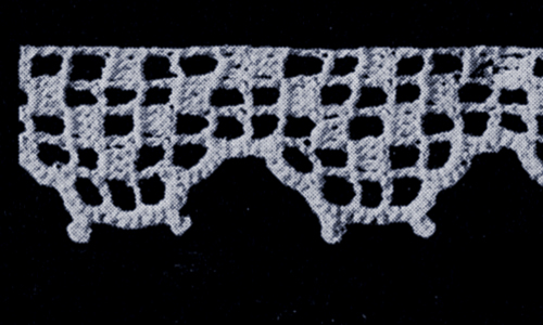Filet Crochet Edging Pattern #1895