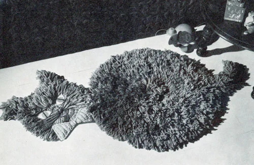 Meow Meow Rug Pattern
