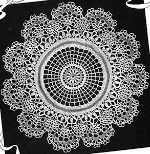 Wedding Cake Lace Doily Pattern #2229