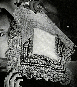Tatted Handkerchief Pattern #3111