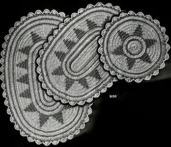 Hot Plate Mats Pattern #3130