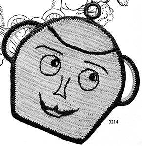Kettle Potholder Pattern #3214