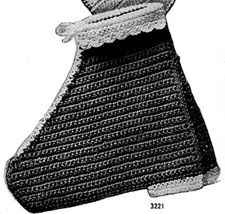 Boot Potholder Pattern #3221