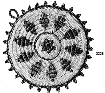 Potholder Pattern #3228