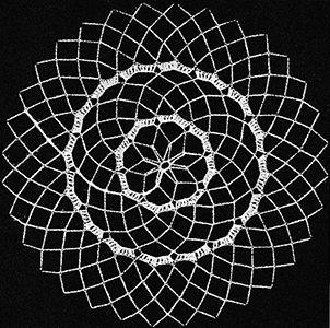 Round Lacy Doily Pattern