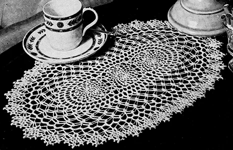 Oval Doily Pattern #4412