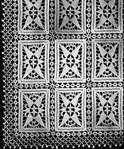 Star and Flower Bedspread Pattern