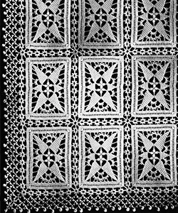 Star and Flower Bedspread Pattern