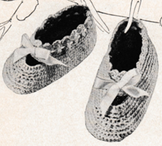 Drawstring Booties Pattern #5301