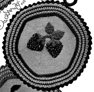 Strawberry Potholder Pattern #5505