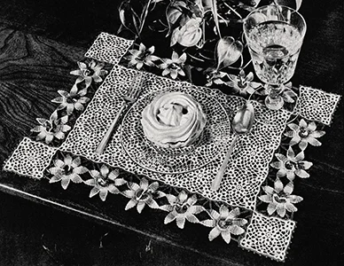 Passion Flower Luncheon Set Pattern #6404