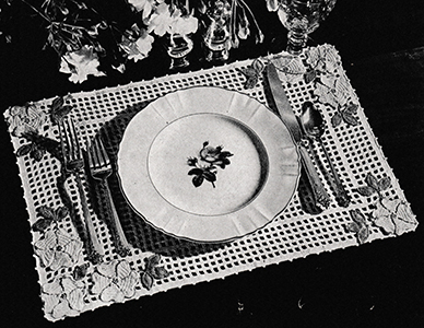 Wild Rose Luncheon Set Pattern #6405