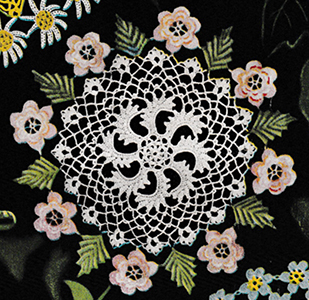 Irish Rose Doily Pattern #6406