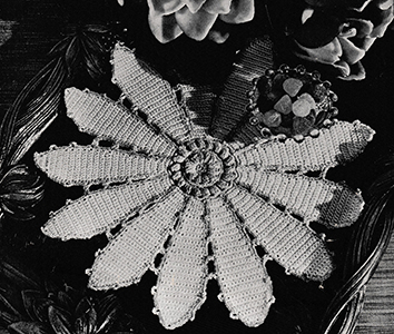 Pond Lily Doily Pattern #6407