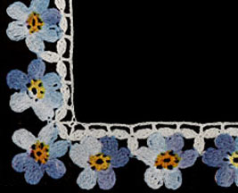 Forget-Me-Not Edging and Insertion Pattern