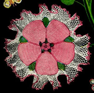 Rose Ruffle Doily Pattern