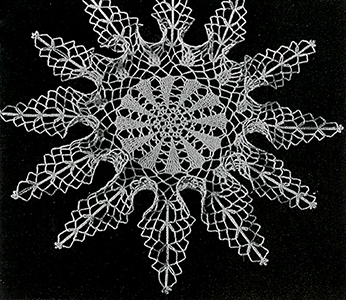Star Ruffle Doily Pattern #7408
