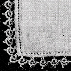 Dainty Tatted Edging Pattern #705