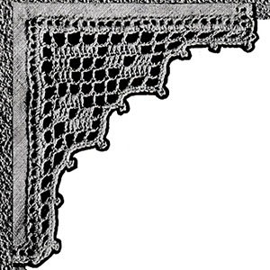 Pillow Case Edging Pattern #733