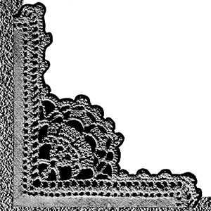 Pillow Case Edging Pattern #735