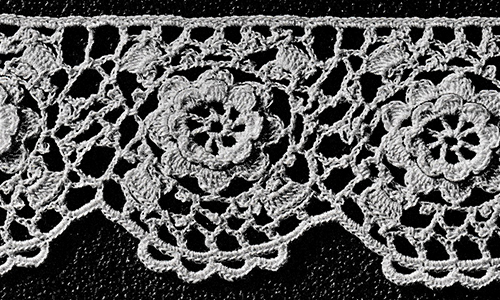 Irish Crochet Edging #787