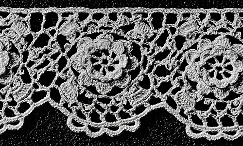 Irish Crochet Edging #787