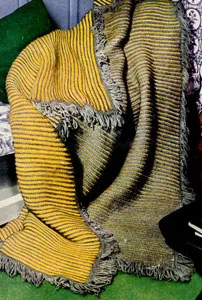 Two Toned Reversible Afghan Pattern
