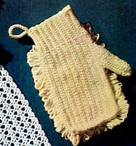 Crocheted Dusting Mitt