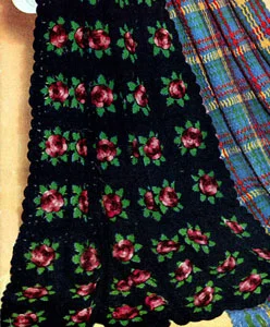 Charleston Garden Afghan Pattern #1706