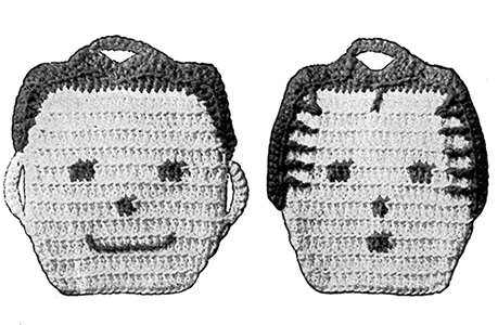 Funny Faces Pot Holder Patterns