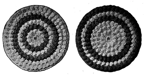 Round in Puff Stitch Set Patterns