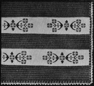 Embroidered Afghan Pattern