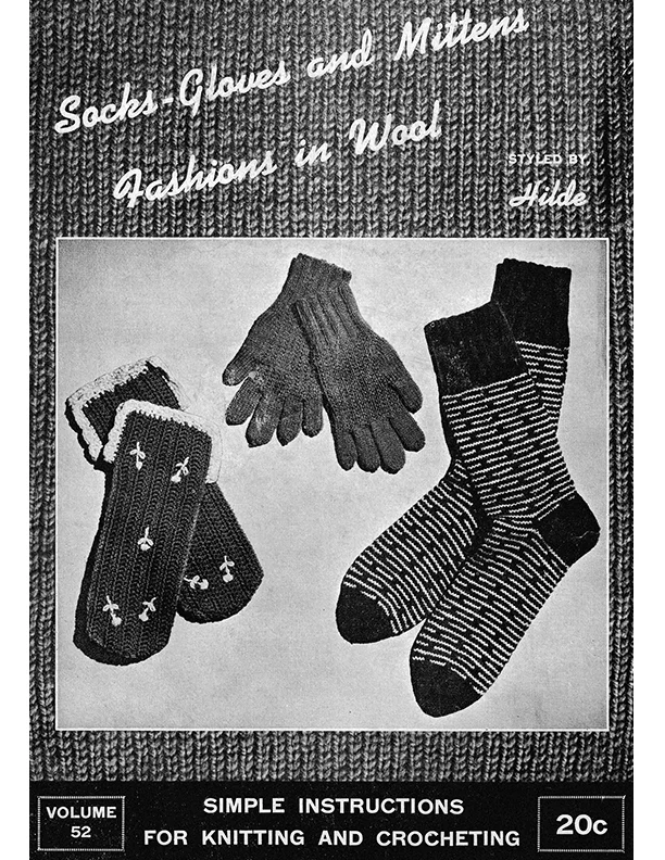 Fashions in Wool #052, Socks - Gloves and Mittens