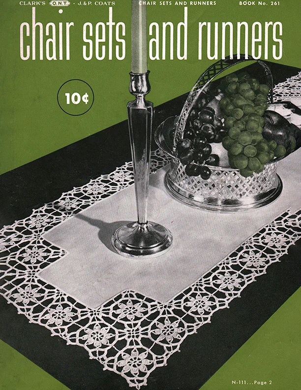Chair Sets and Runners | Book No. 261 | The Spool Cotton Company