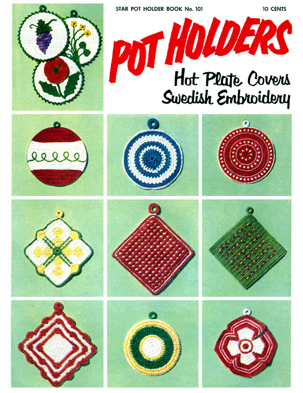 Pot Holders | American Thread Company | Star Book No. 101